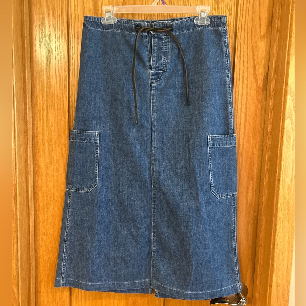 Gap Denim Cargo Women’s Midi Skirt